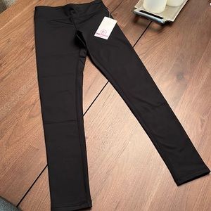 NWT 90 degrees girls fleece lined leggings